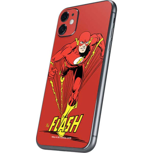 DC Comics The Flash Classic Action Pose Art iPhone 11 Skin